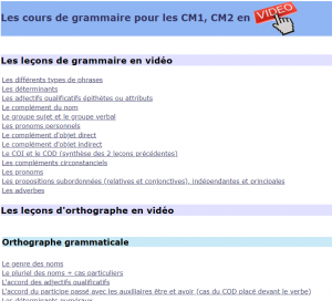 grammaire ladictee.fr